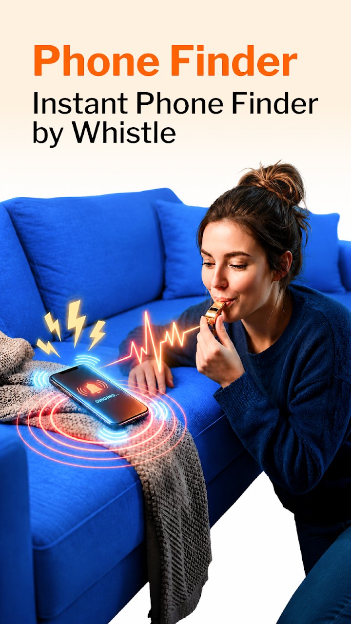 Find My Phone Clap and Whistle app screenshot
