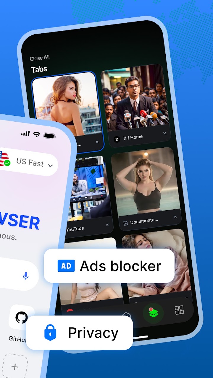 Proxy: Unlimited Proxy Browser app screenshot